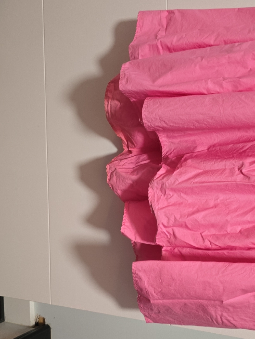 H&M Pink Puff Sleeve Kaftan Maxi Dress M - Picture 4 of 6